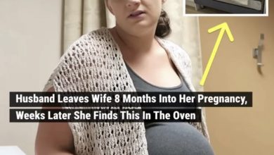 Photo of Husband Leaves Wife 8 Months Into Her Pregnancy, Weeks Later She Finds This In The Oven