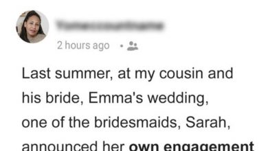 Photo of Bridesmaid Steals Attention from Bride at Wedding — She Has ‘a Fit’ at Own Nuptials a Year Later