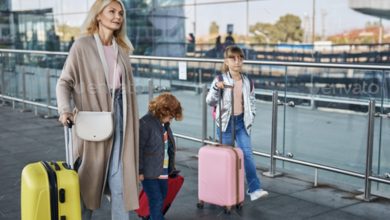 Photo of My husband abandoned me and our children to handle the heavy luggage and get home by ourselves while he was out with friends