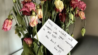 Photo of My Mother-in-Law Deliberately Sent Me Wilted Flowers for My Birthday Along with a Rude Note