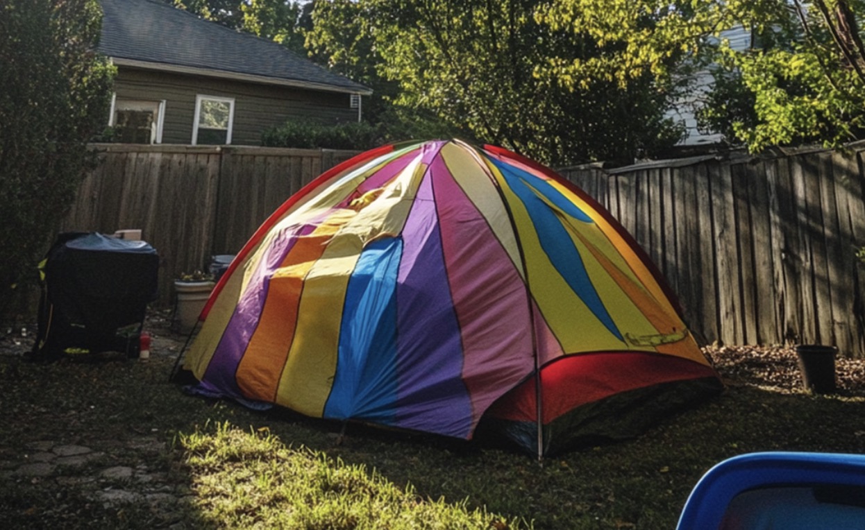 Coming back from my daughter's funeral, I was shocked to see a tent ...