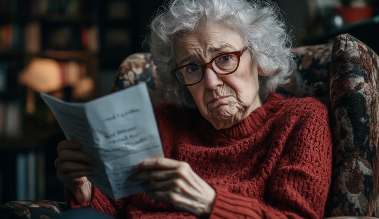 A woman battling Alzheimer's left herself a note that read, 