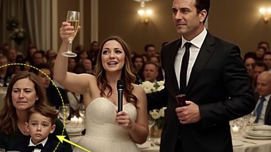Photo of At my sister’s wedding, she mocked me—“just a single mom on her own.” The crowd laughed…until the groom stood up and silenced everyone!