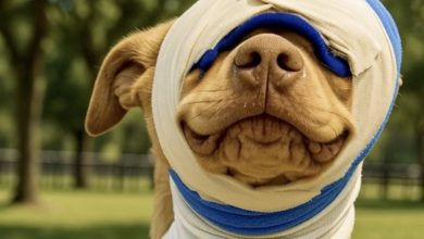 Photo of Burned but Unbroken: How Buddy Overcame Cruelty to Find a Second Chance