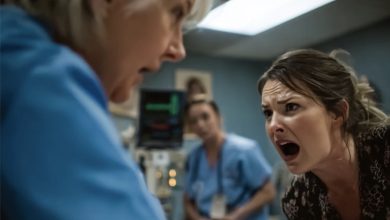 Photo of Right in the middle of delivery, my mother-in-law barged in, screaming that the child coming out of me should go to her daughter instead.