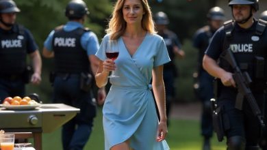 Photo of In the middle of a family cookout, a text popped up on my phone: “Get up and don’t speak to anyone.” I walked out quietly, and moments after, law enforcement pulled up to my daughter-in-law’s home.