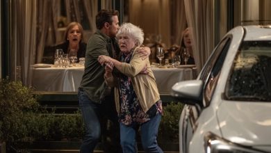 Photo of During the family meal, my grandson moved closer and softly said, “Grandma, you shouldn’t stay here. Please go now.”
