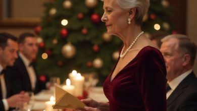 Photo of That Christmas evening, my son rose and declared, “You are no longer part of this family.” I stayed calm, gave him an envelope, and told him, “Consider this my farewell gift to you.”