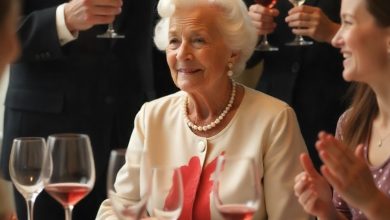 Photo of At the dinner table, my husband deliberately emptied his wine onto me, and both my daughter-in-law and granddaughter laughed out loud. I calmly dried my face and left without saying a word.