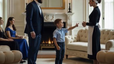 Photo of A wealthy CEO asked his boy to select a mother from high-society women, but he picked the housemaid.