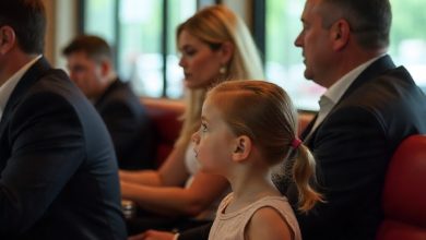 Photo of A Little Girl Raised an SOS Sign in a Diner — The Next Moments Left Everyone Speechless