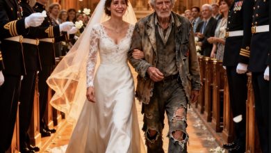 Photo of They Whispered and Laughed at the Homeless Man I Invited to My Wedding — But When 12 Marines Walked In, Everything Changed
