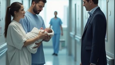 Photo of “My Ex Congratulated Me on My New Baby—Until He Saw My Husband’s Face. What He Revealed Next Shattered My World”