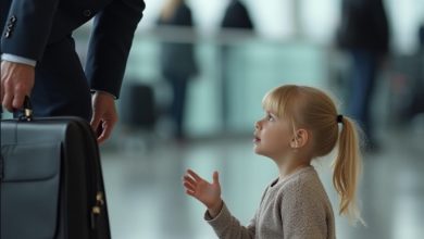Photo of “He Was About to Fly to Another City, Until a Mysterious Child Whispered: ‘Go Home.’ What He Found Waiting There Was a Gift of Fate”