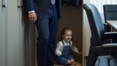 Photo of He Brought His Little Girl to the Office; a Soft Sneeze Revealed a Hidden Microphone and a Family Betrayal