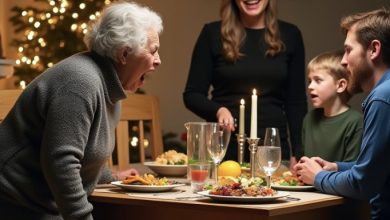 Photo of She Hit My Daughter At The Family Table But My Son’s Words Made Everyone Freeze