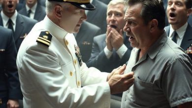 Photo of He Was Mopping Floors at His Son’s Ceremony—Then a Top Admiral Saw the Tattoo on His Wrist and Stopped the Entire Base