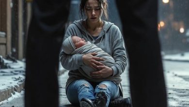 Photo of “She Collapsed in the Rain With Her Newborn, but the Man Who Found Her Had a Secret of His Own”