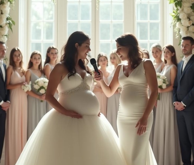 She Tried to Steal My Wedding with a Shocking Announcement — I Let Her
