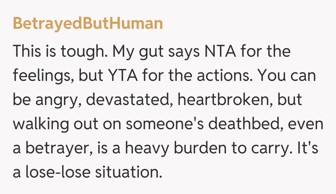 Comentariu de la BetrayedButHuman