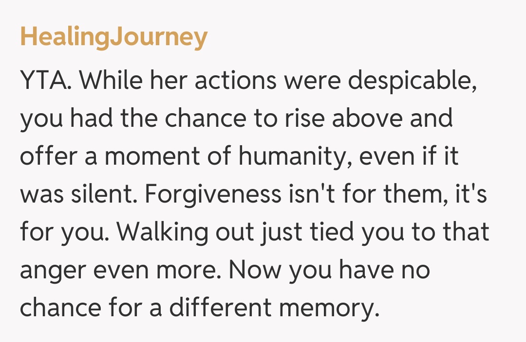 Comentariu de la HealingJourney