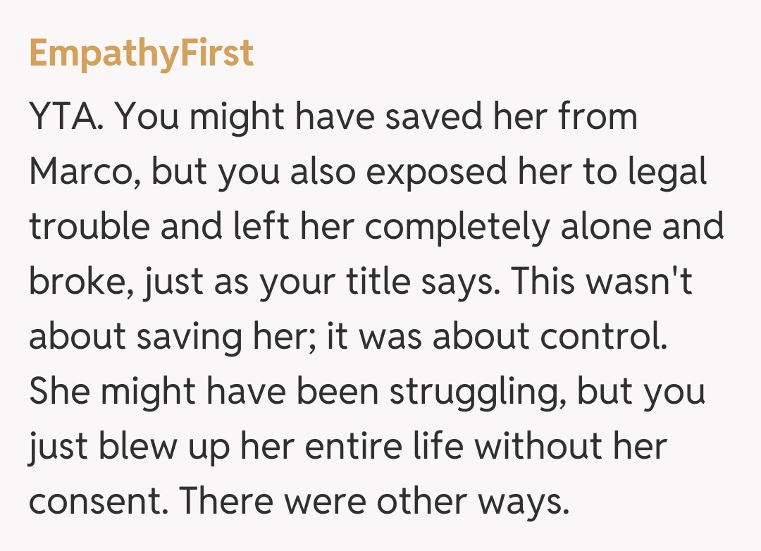 Comentariu de la EmpathyFirst