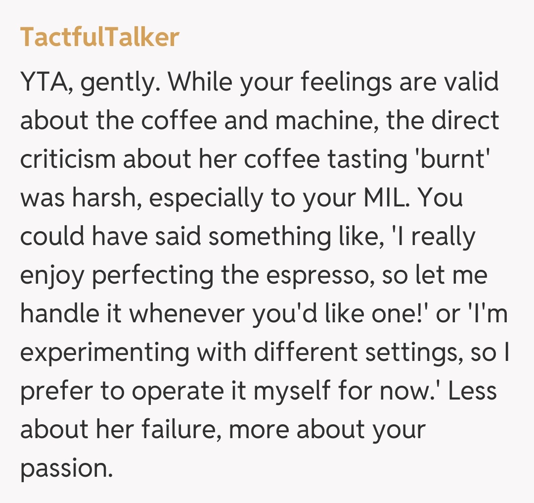 Comentariu de la TactfulTalker