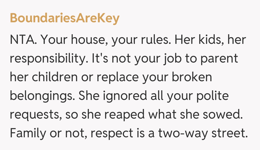 Comentariu de la BoundariesAreKey