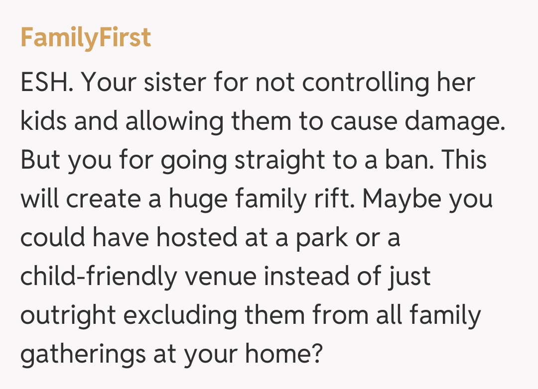 Comentariu de la FamilyFirst