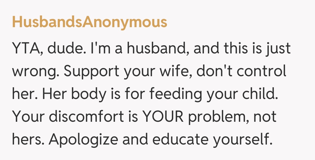 Comentariu de la HusbandsAnonymous