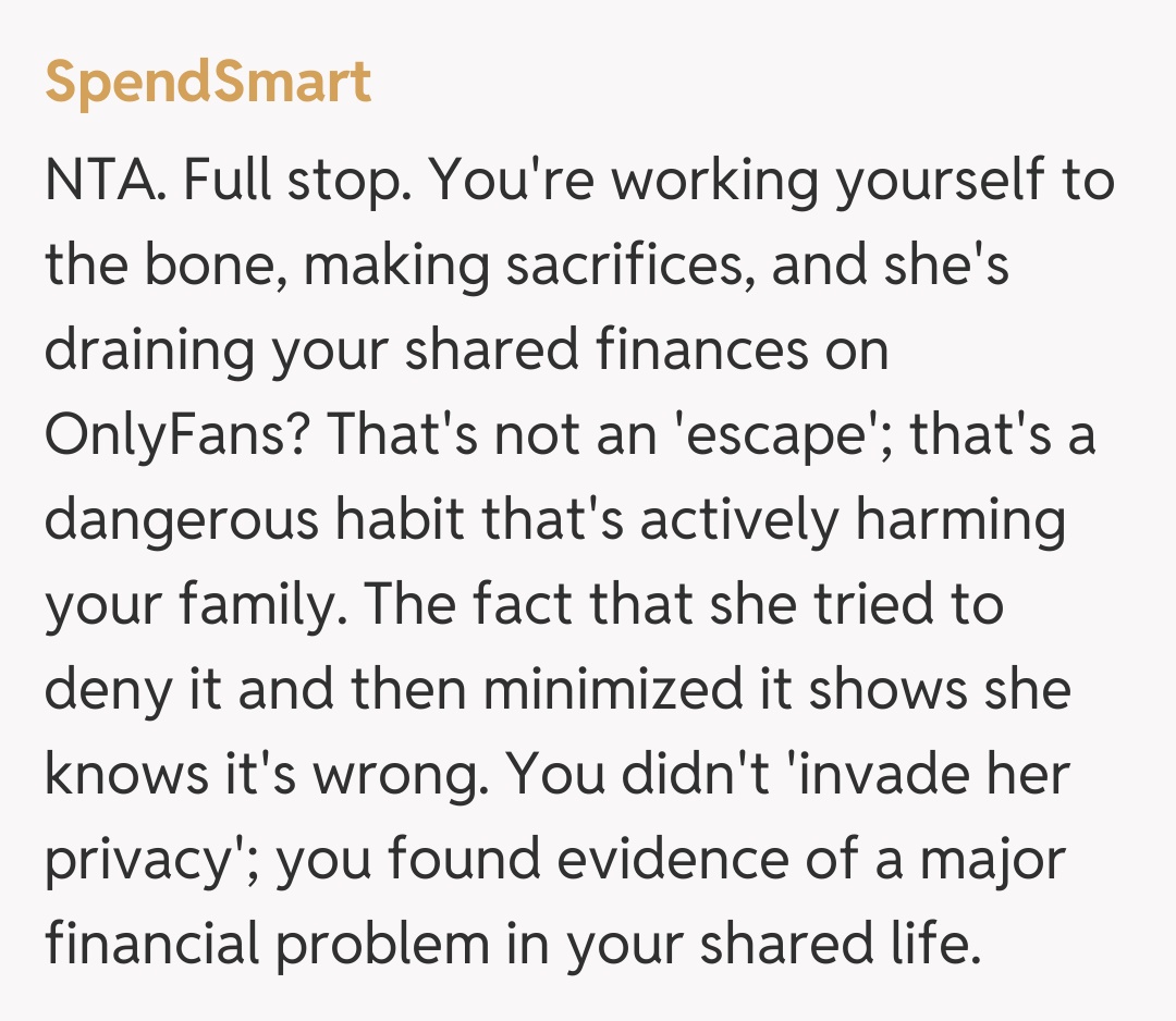 Comentariu de la SpendSmart