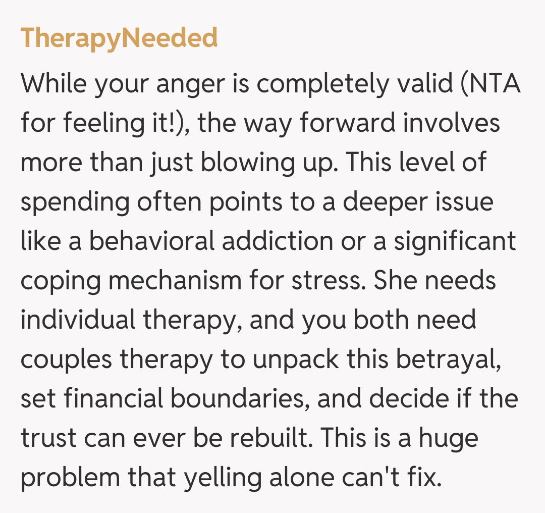 Comentariu de la TherapyNeeded