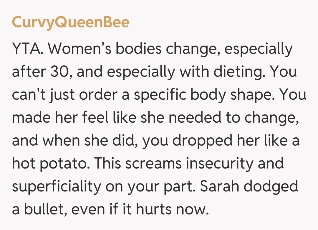 Comentariu de la CurvyQueenBee