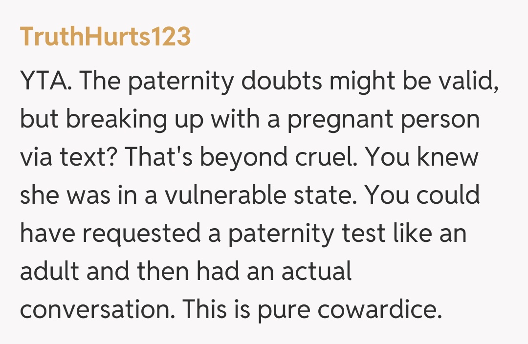 Comentariu de la TruthHurts123