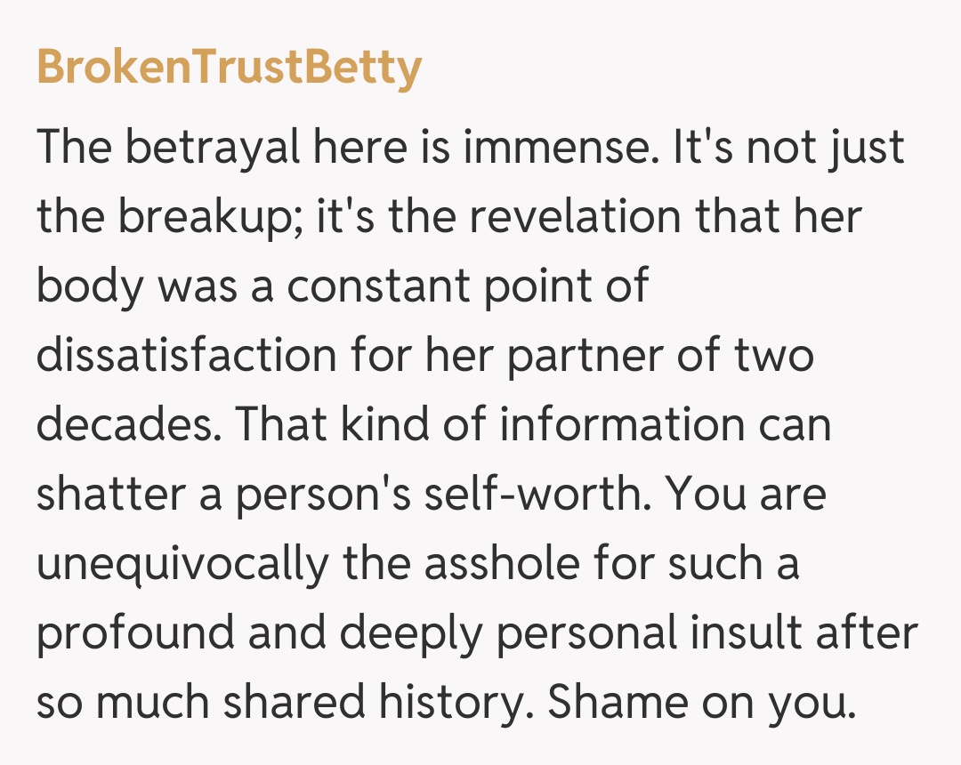 Comentariu de la BrokenTrustBetty