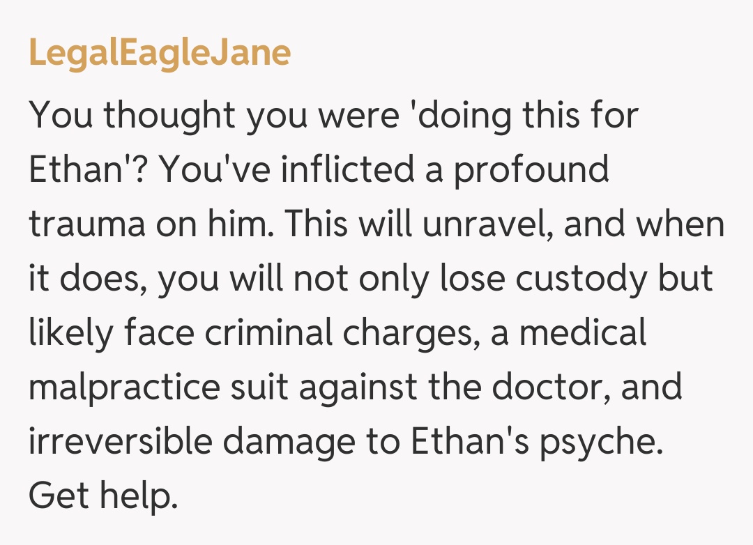 Comentariu de la LegalEagleJane