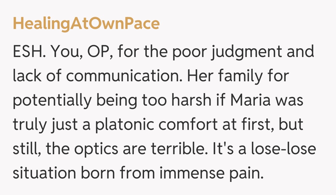 Comentariu de la HealingAtOwnPace