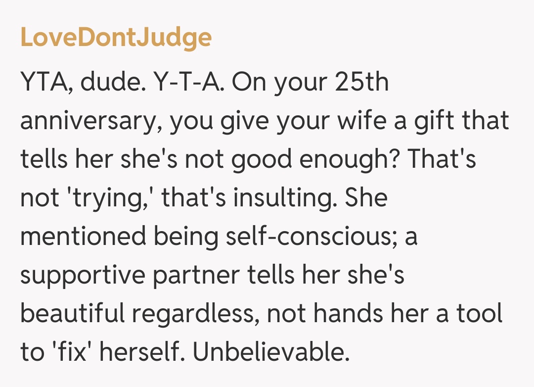 Comentariu de la LoveDontJudge