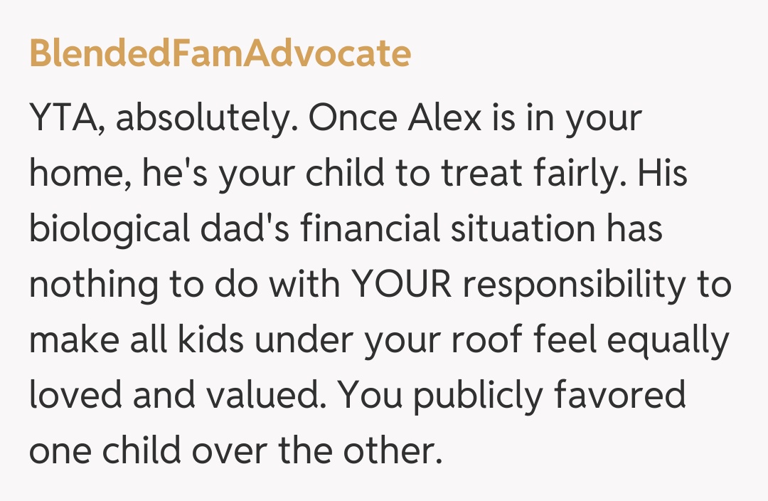 Comentariu de la BlendedFamAdvocate