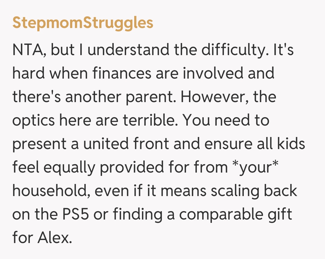 Comentariu de la StepmomStruggles