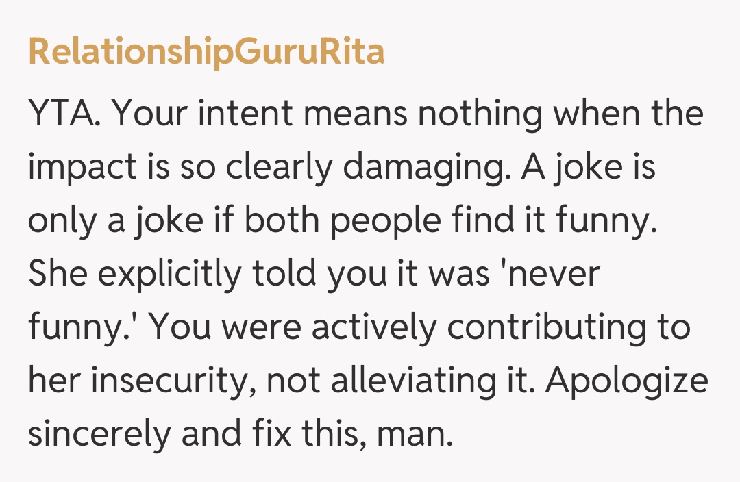 Comentariu de la RelationshipGuruRita