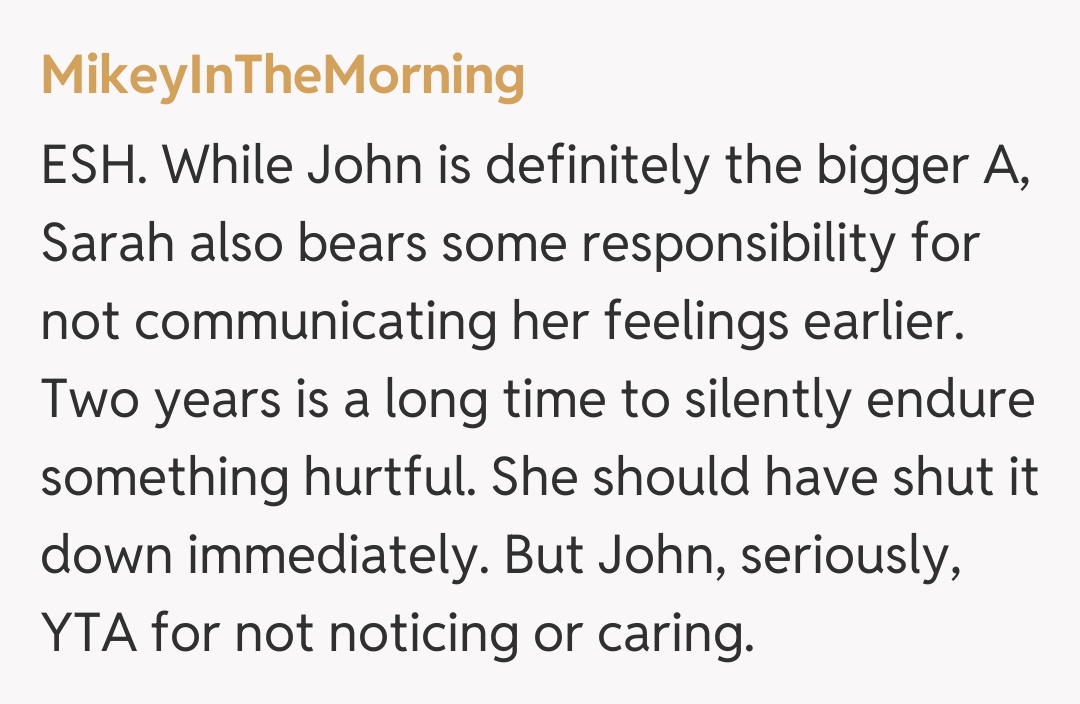 Comentariu de la MikeyInTheMorning