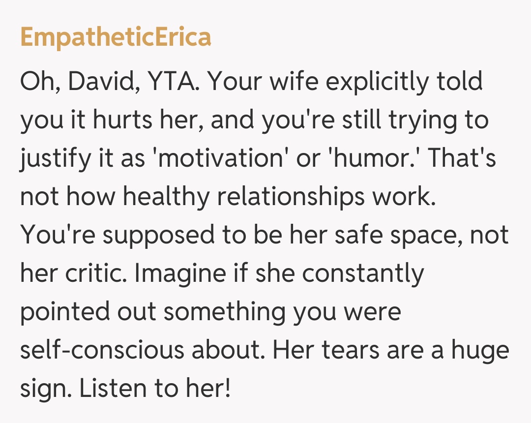 Comentariu de la EmpatheticErica