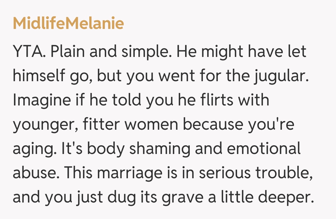 Comentariu de la MidlifeMelanie