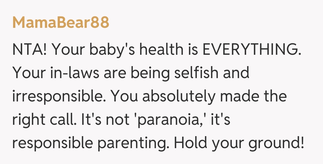 Comentariu de la MamaBear88