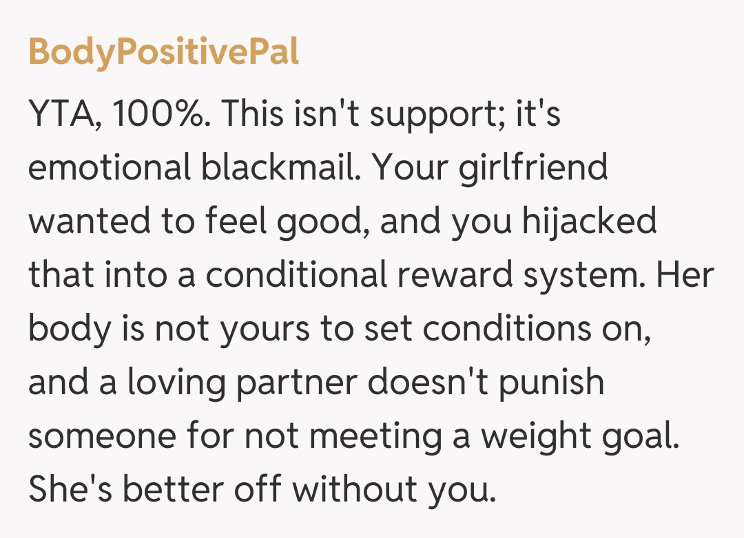 Comentariu de la BodyPositivePal