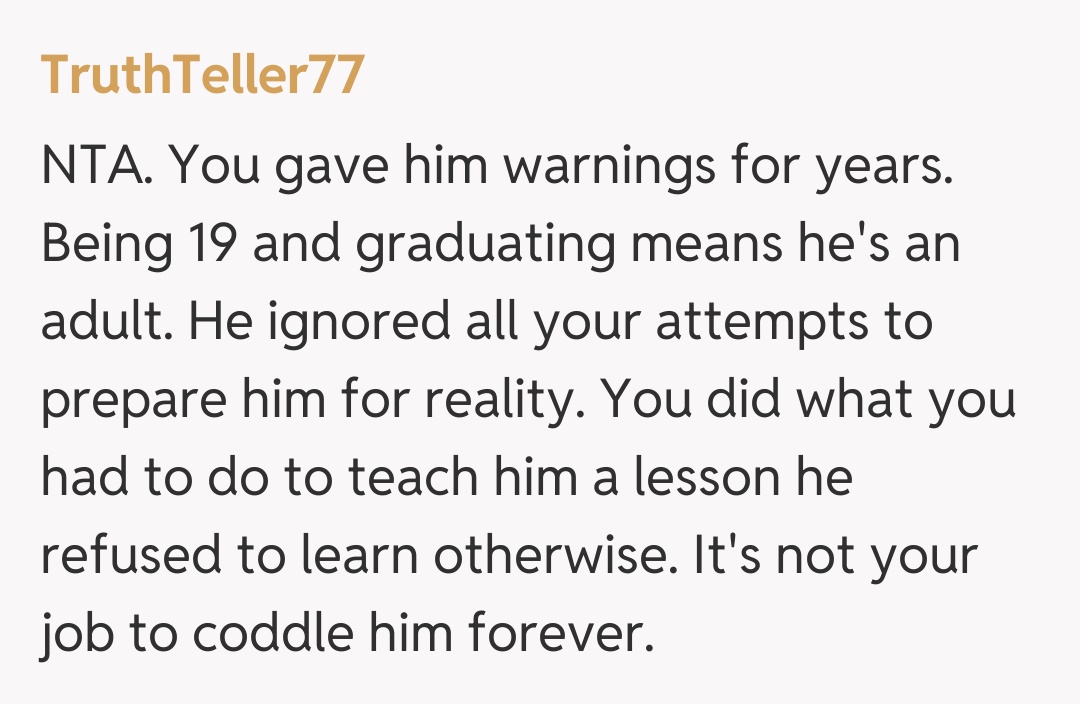 Comentariu de la TruthTeller77