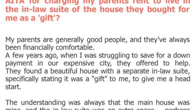 Photo of AITA for charging my parents rent to live in the in-law suite of the house they bought for me as a ‘gift’?