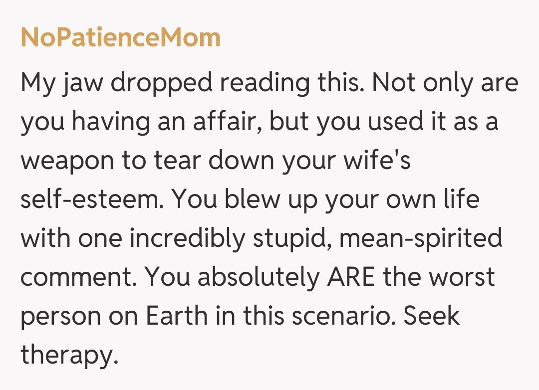 Comentariu de la NoPatienceMom