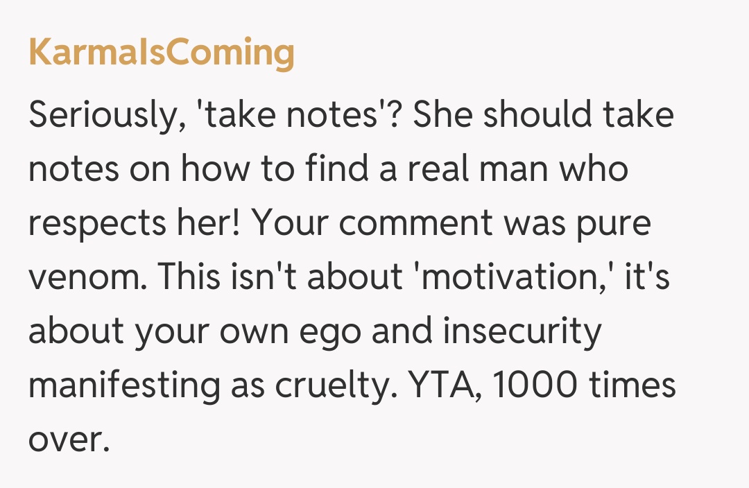 Comentariu de la KarmaIsComing